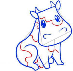 tegne en ko i blyant