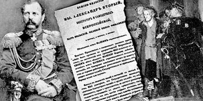 19. februar 1861. Bonde Reform i Rusland. Afskaffelsen af ​​slaveri