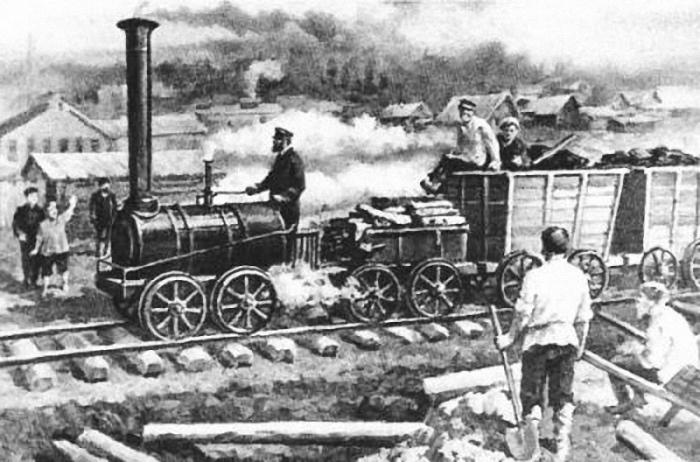 Den første russiske jernbane