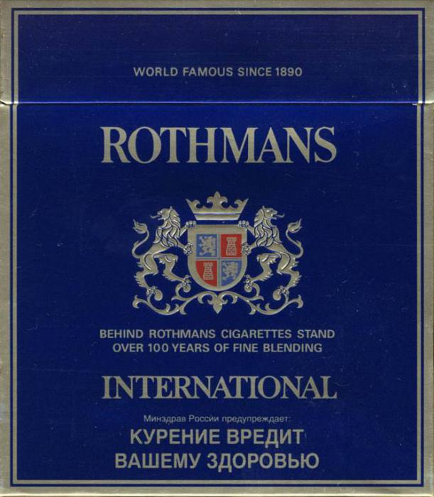 Rothmans demi cigaretter